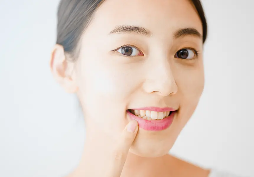 中性フッ素を塗布